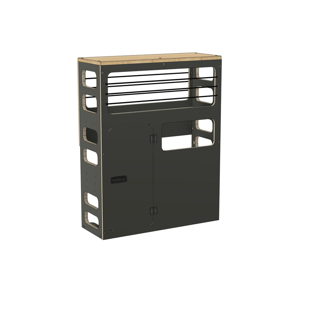 Alu-Cab ModCAP Full Size Camper System - Bar Module - Passenger Side