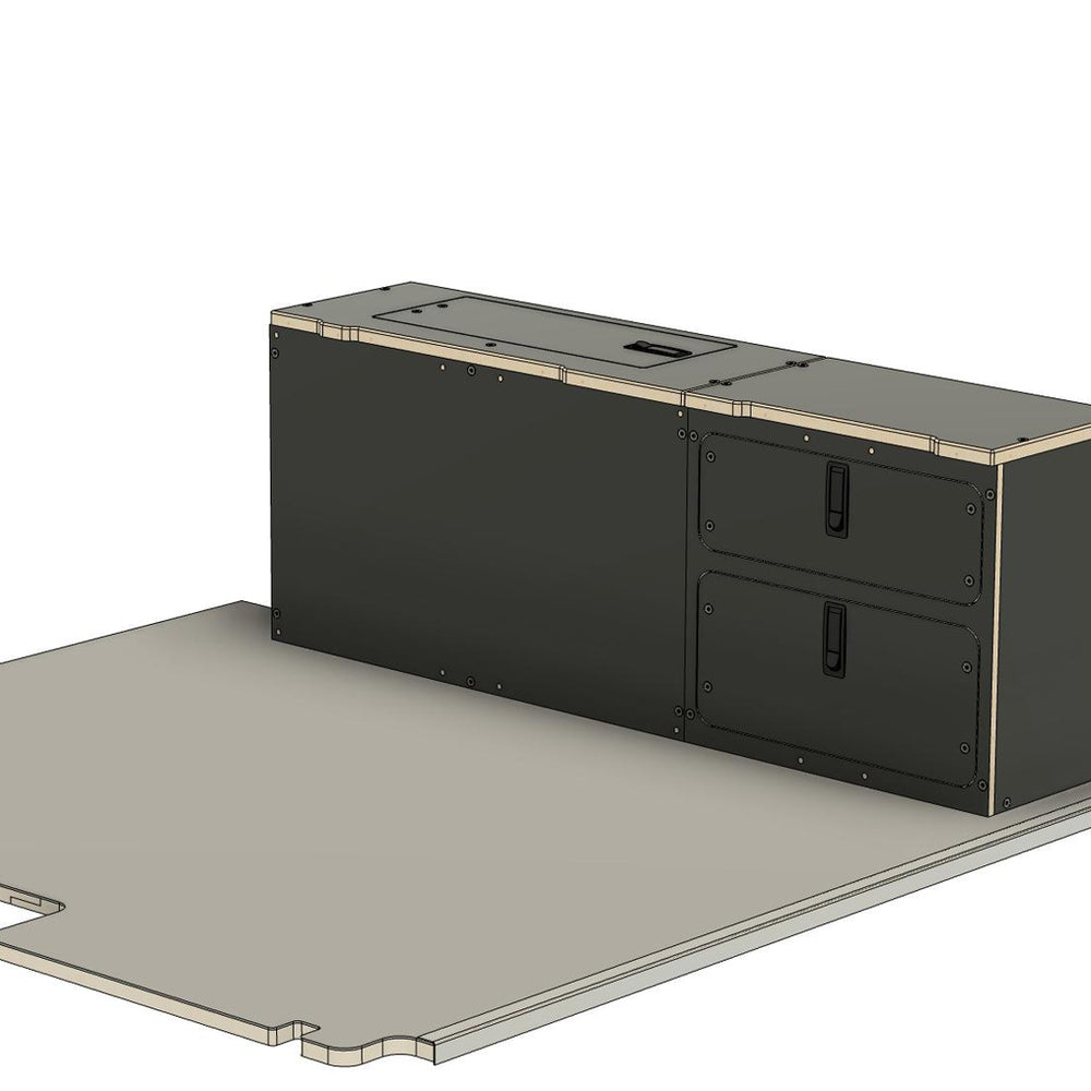 
                      
                        Alu-Cab ModCAP Full Size Camper System - Front Utility Module - Passenger Side
                      
                    