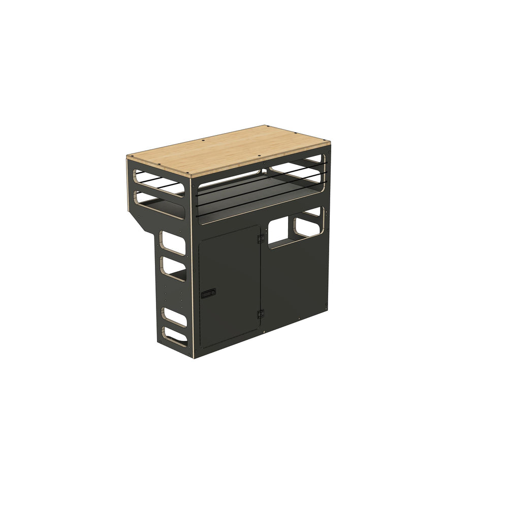 
                      
                        Topo Topper Rincon - Mid Size Camper System - Shelf Module - Driver Side
                      
                    